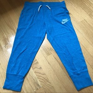 NIKE cropped joggers